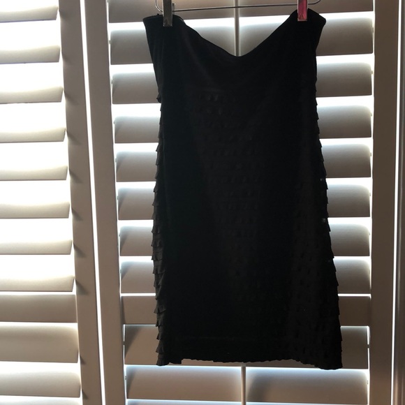 Black Ruffle Sleeveless Dress - Picture 3 of 3